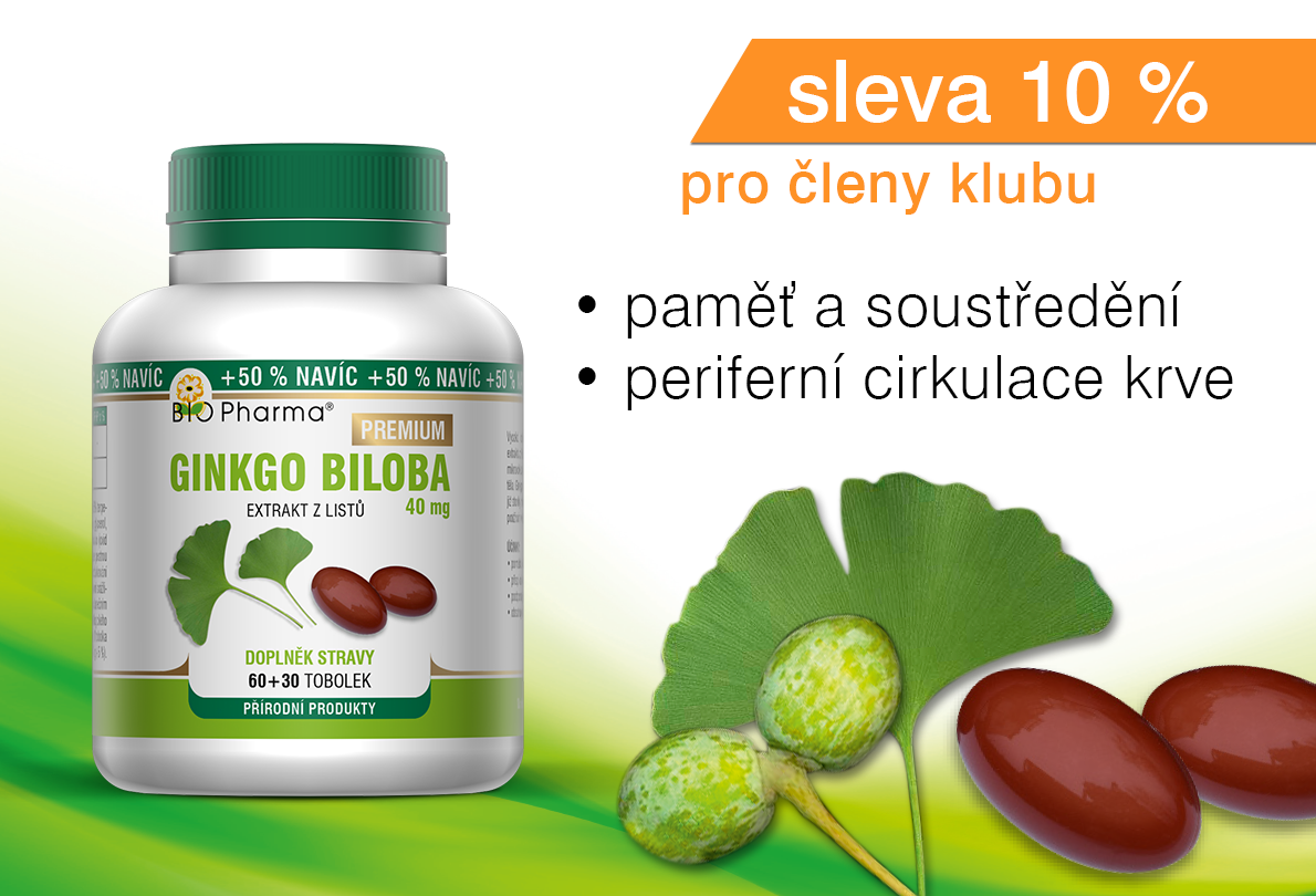 Gingo Biloba Premium 40 mg 60+30 tobolek